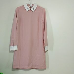 Victoria Beckham dress bunny colar